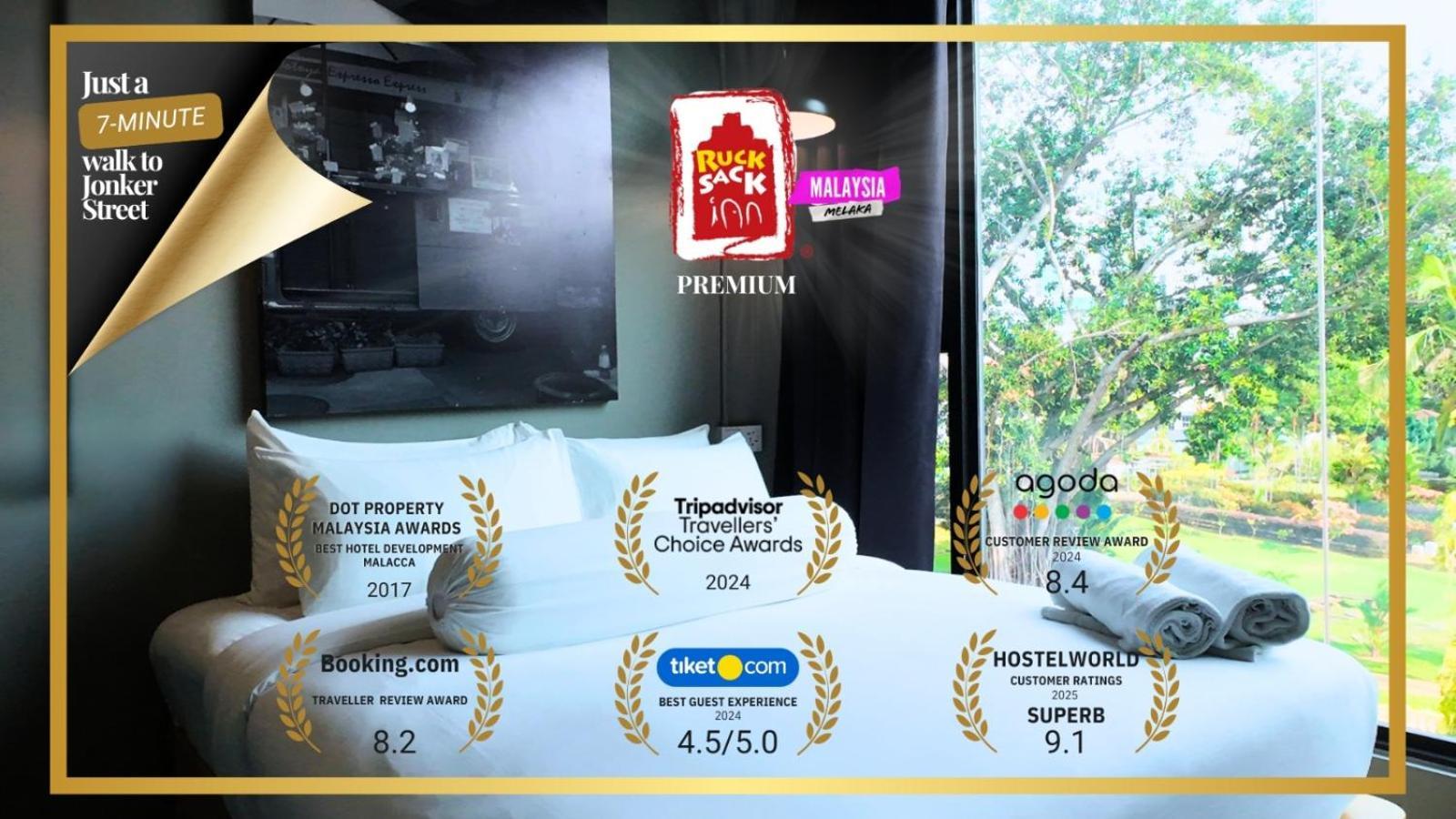 Rucksack Inn Premium Melaka Bagian luar foto